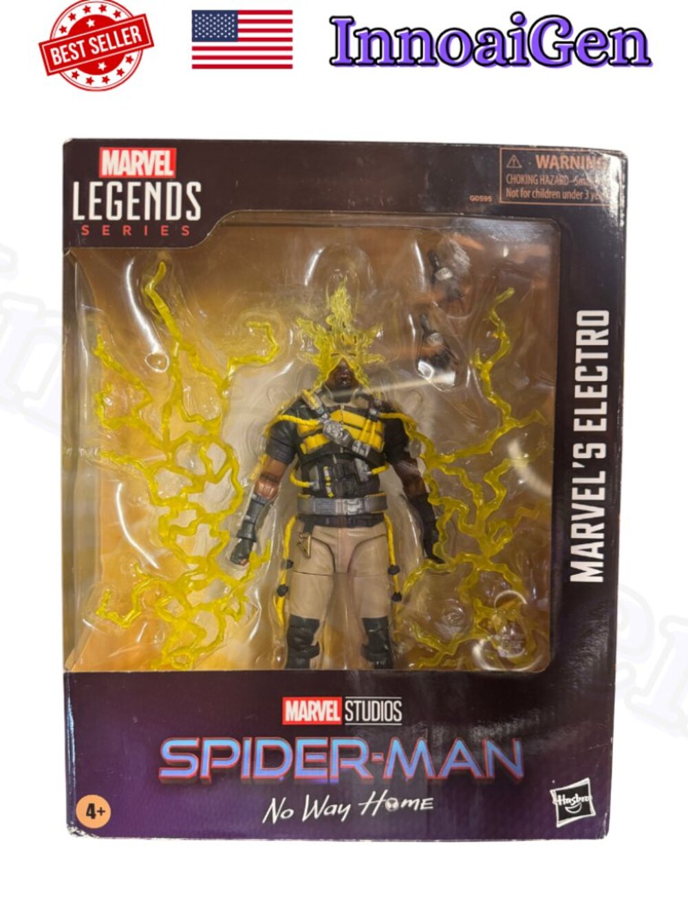 Marvel Legends Electro Spider-Man No Way Home 6" Action Figure New NIB Jamie Fox